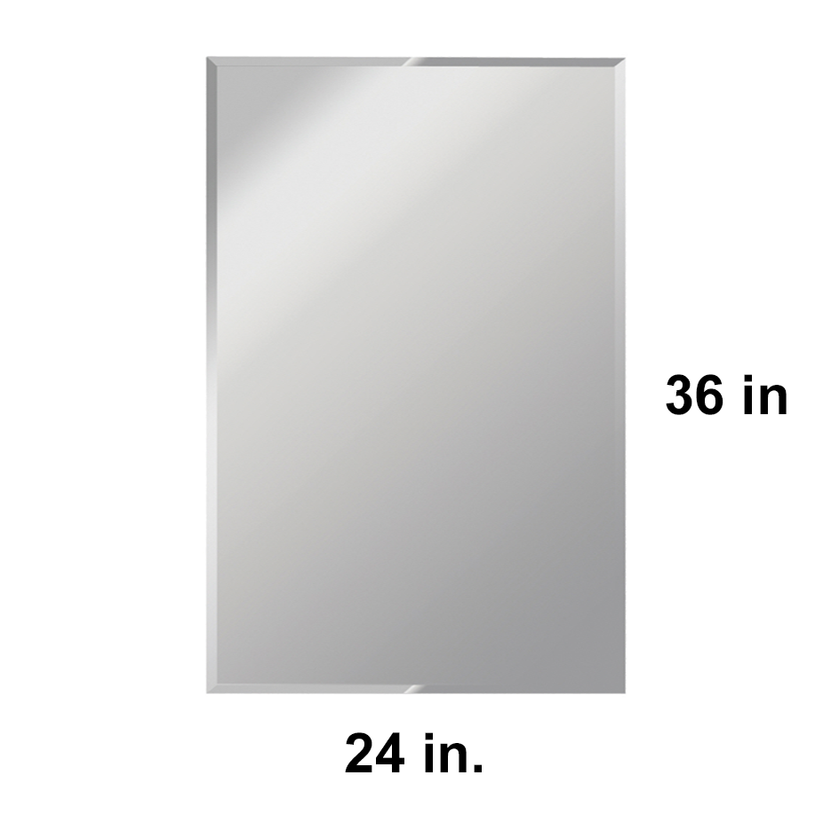 Mirror size 24 by 36